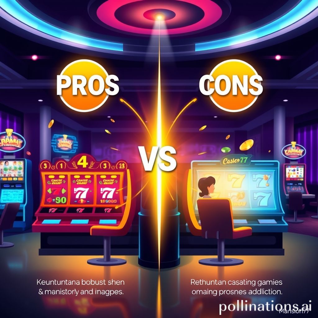Keuntungan Dan Kerugian Bermain Slot Pg Soft Di Mansion77